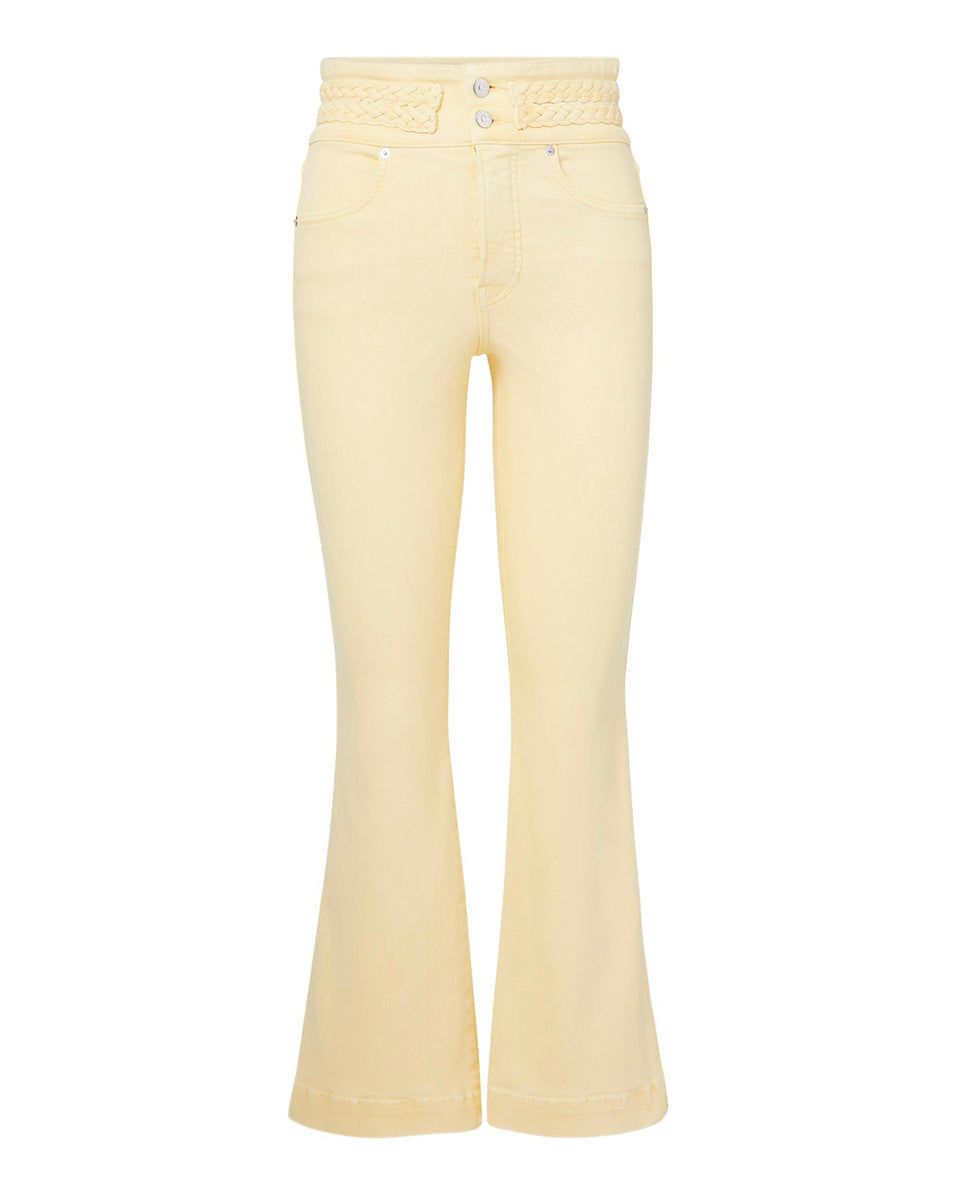 Carson Kick-Flare Jean | Double-Braid Waistband sold by Veronica Beard product image thumbnail 5