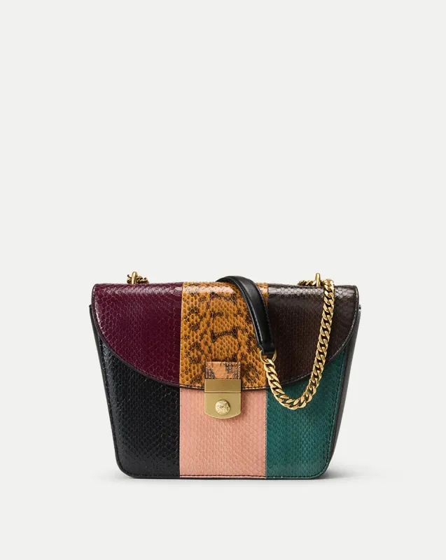 Double Link Patchwork Flap Bag sold by Veronica Beard