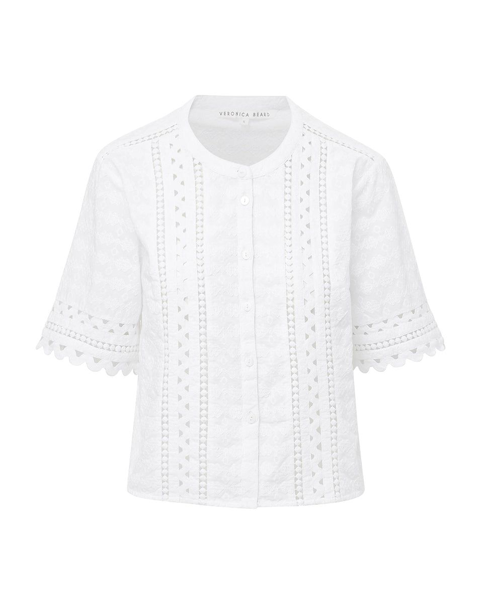 Abita Lace Top sold by Veronica Beard product image thumbnail 4