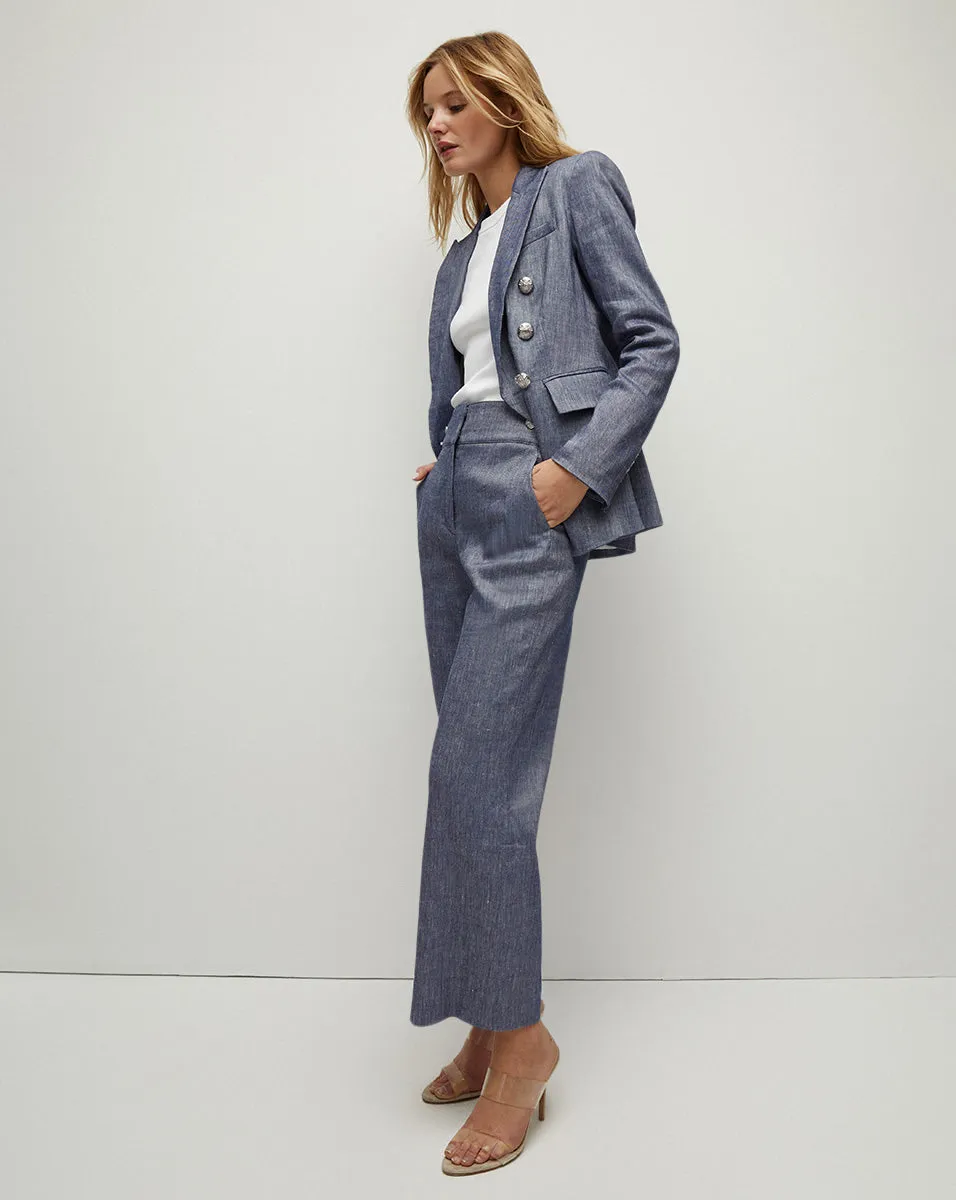 Miller Linen Dickey Jacket sold by Veronica Beard product image thumbnail 5