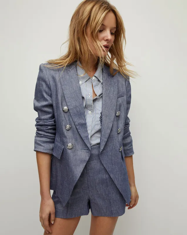 Miller Linen Dickey Jacket sold by Veronica Beard