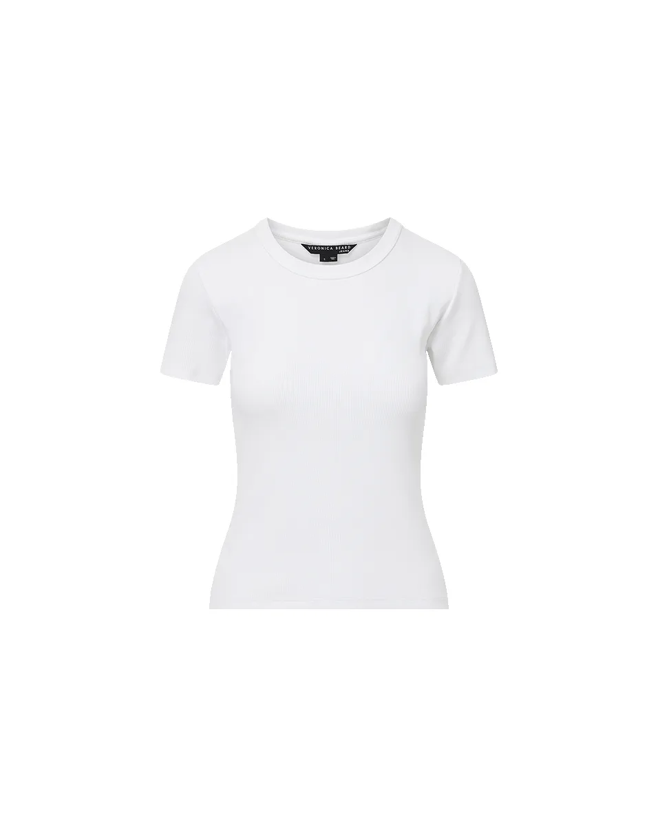 Pruitt Ribbed T-Shirt sold by Veronica Beard product image thumbnail 4