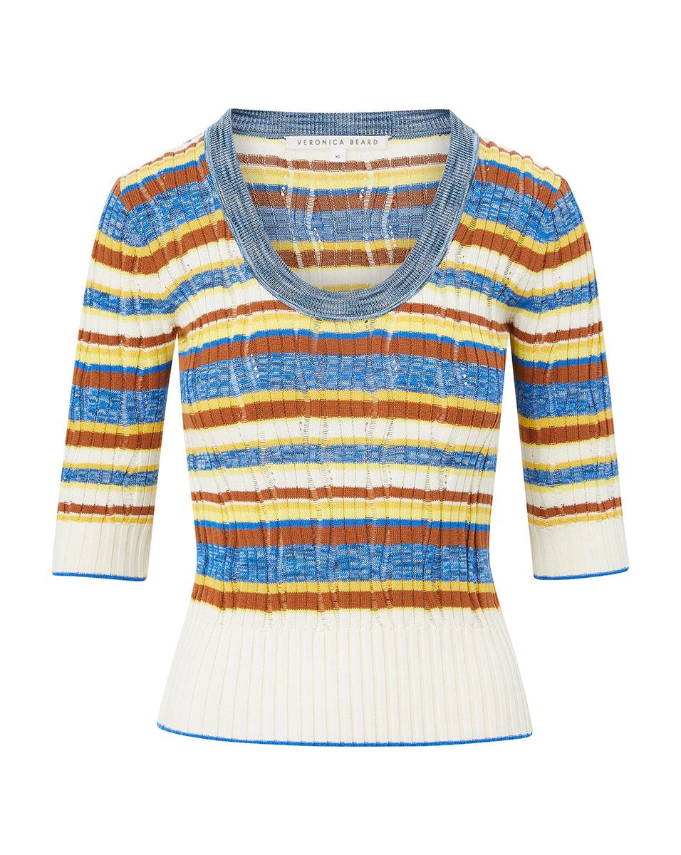 Chantal Knit Scoopneck Pullover sold by Veronica Beard product image thumbnail 5