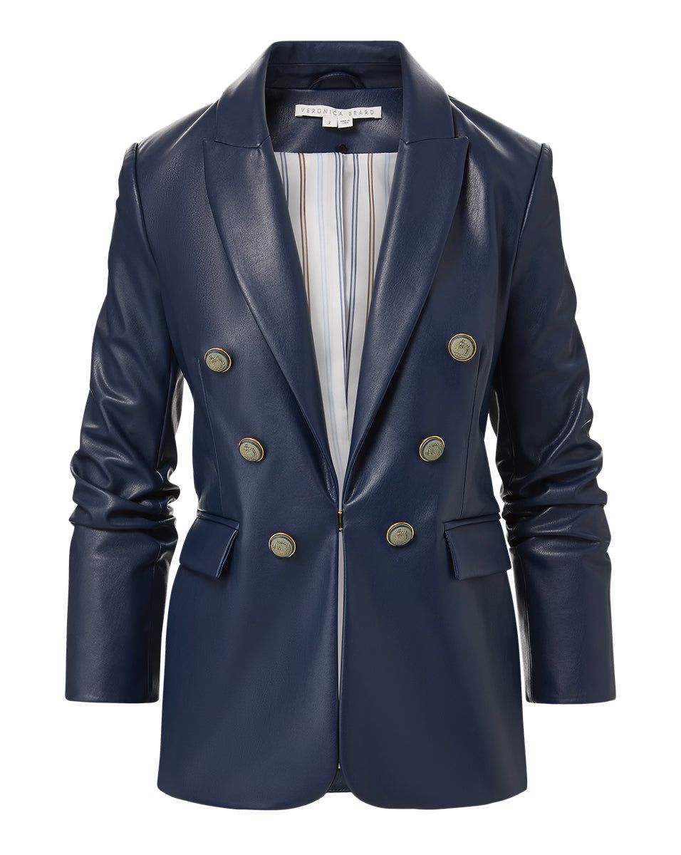 Beacon Vegan Leather Dickey Jacket sold by Veronica Beard product image thumbnail 8