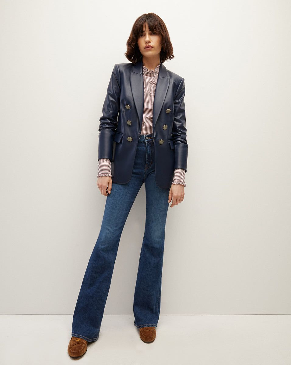 Beacon Vegan Leather Dickey Jacket sold by Veronica Beard product image thumbnail 6