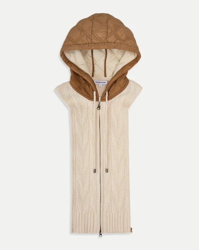 Orine Quilted Hoodie Dickey sold by Veronica Beard