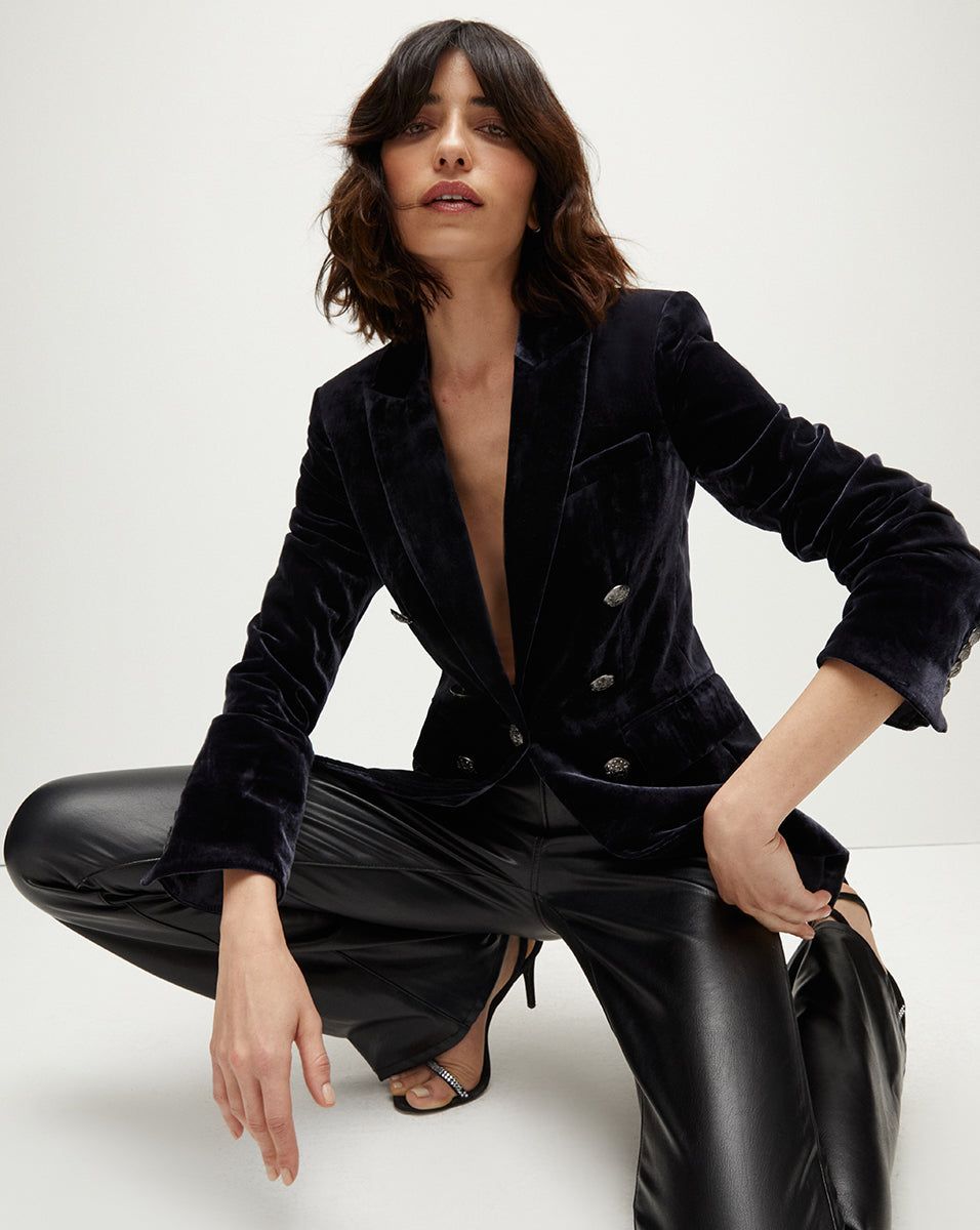 Gaya Velvet Dickey Jacket sold by Veronica Beard product image thumbnail 5