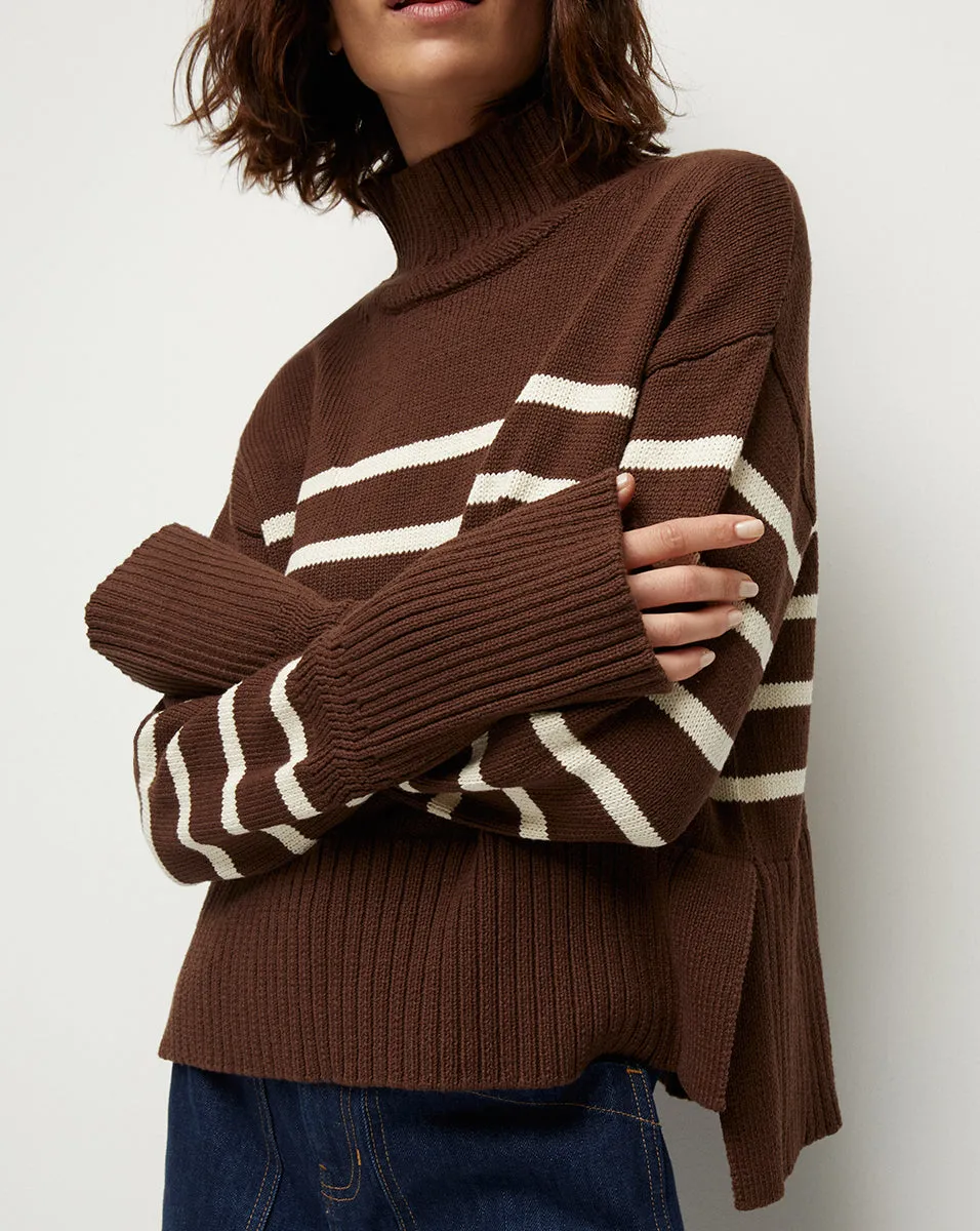 Lancetti Nautical-Stripe Sweater sold by Veronica Beard