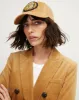 Corduroy Baseball Cap | Logo Crest sold by Veronica Beard