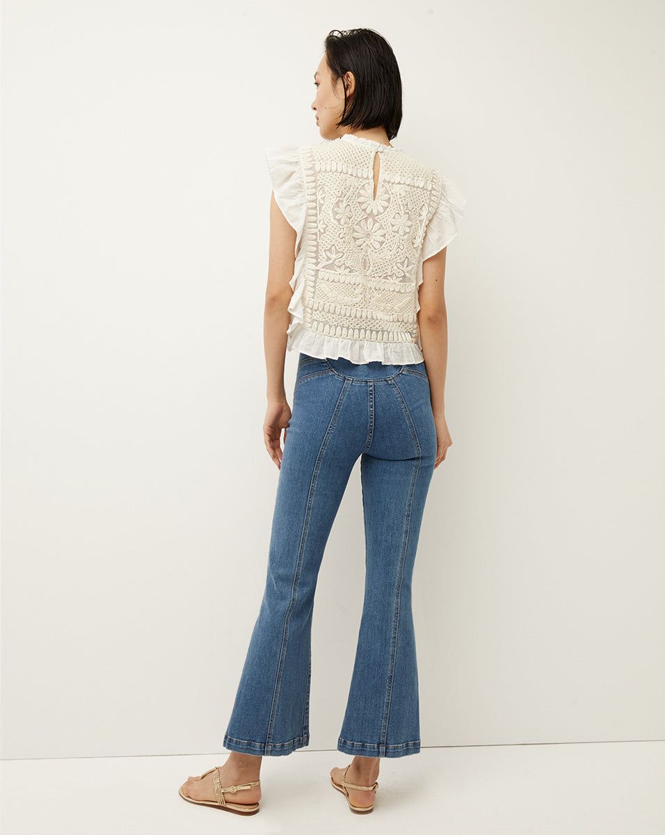 Capriana Embroidered Top sold by Veronica Beard product image thumbnail 4