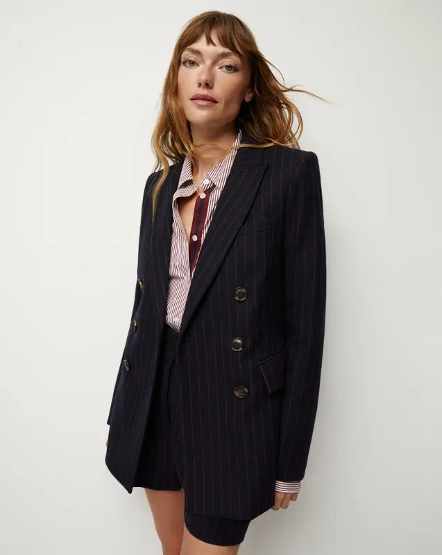 Ellette Pinstriped Dickey Jacket sold by Veronica Beard