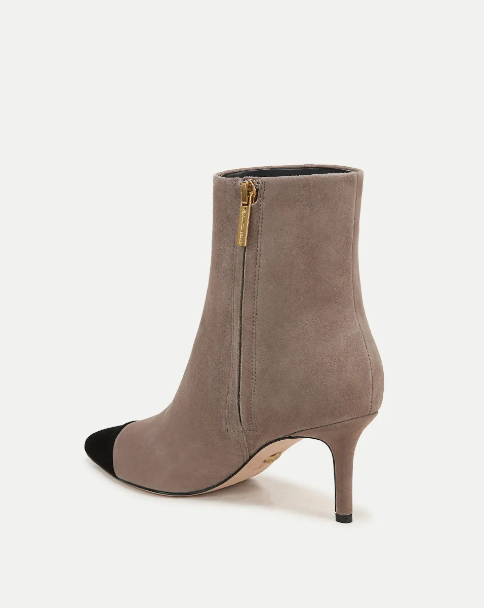 Lisa Cap-Toe Mid-Heel Bootie sold by Veronica Beard product image thumbnail 4