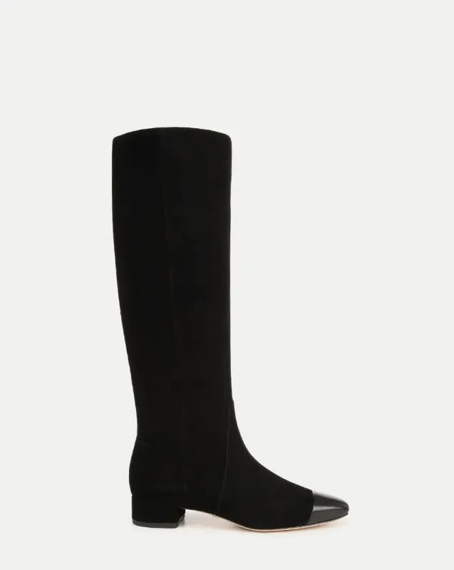 Cecile Suede Tall Boot sold by Veronica Beard