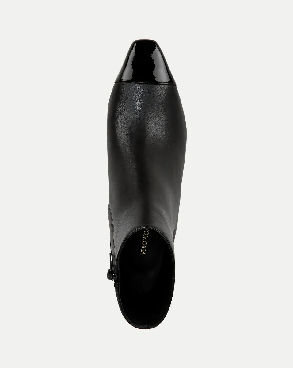 Cecile Leather Cap-Toe Bootie sold by Veronica Beard product image thumbnail 3