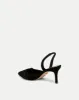 Lisbeth Suede Slingback Pump sold by Veronica Beard