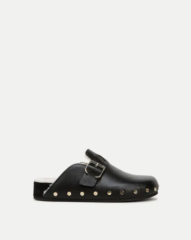 Fern Shearling Clog sold by Veronica Beard