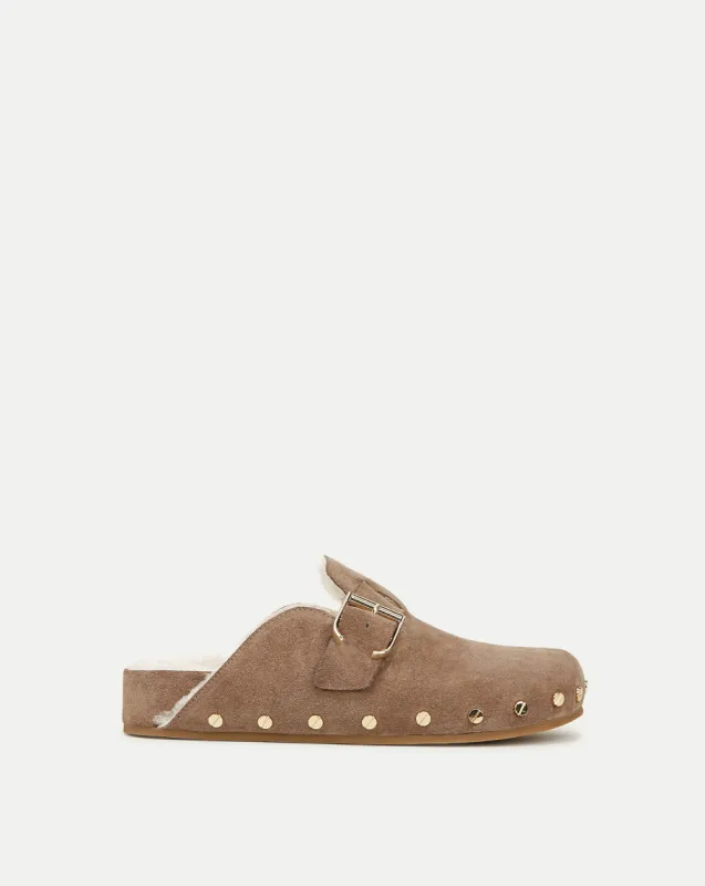 Fern Shearling Clog sold by Veronica Beard