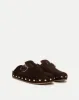 Fern Shearling Clog sold by Veronica Beard