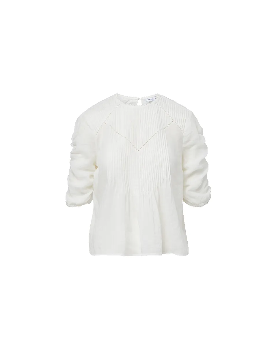 Bryce Pleated Top sold by Veronica Beard product image thumbnail 5