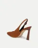 Callie Suede Slingback Pump sold by Veronica Beard
