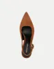 Callie Suede Slingback Pump sold by Veronica Beard