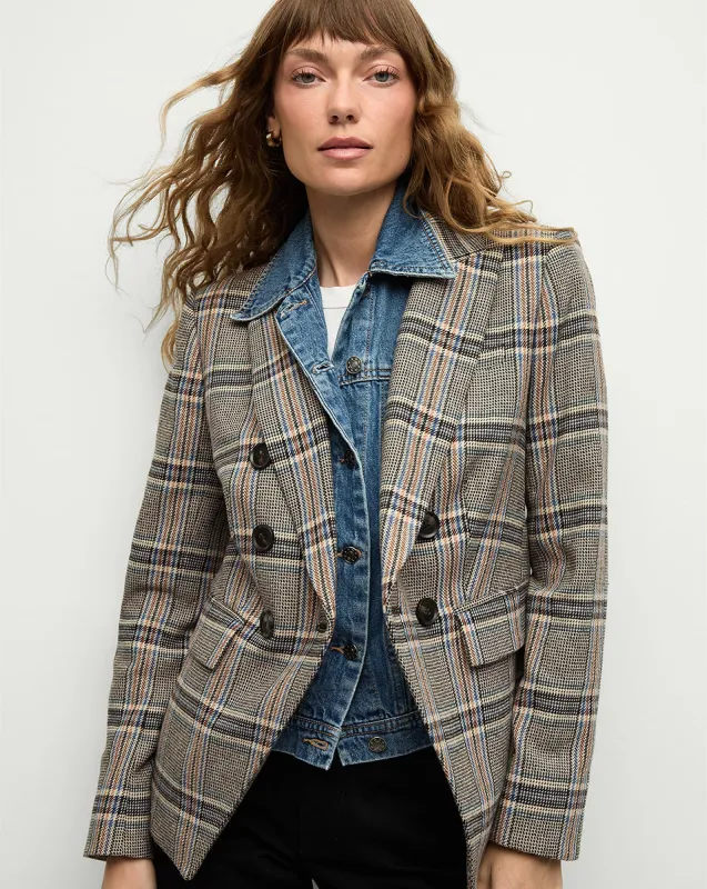 Miller Plaid Dickey Jacket sold by Veronica Beard