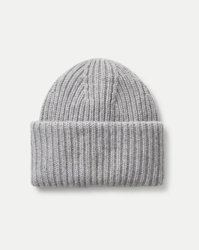 Cashmere Foldover Beanie sold by Veronica Beard