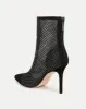 Lisa Rhinestone Mesh Bootie sold by Veronica Beard