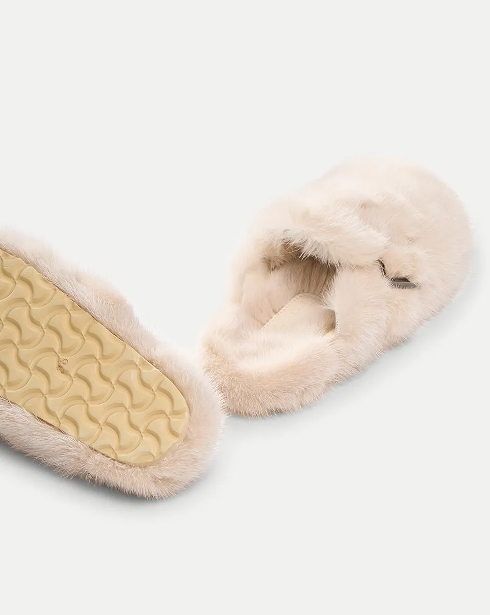 Mink Clog Slippers sold by Veronica Beard product image thumbnail 2