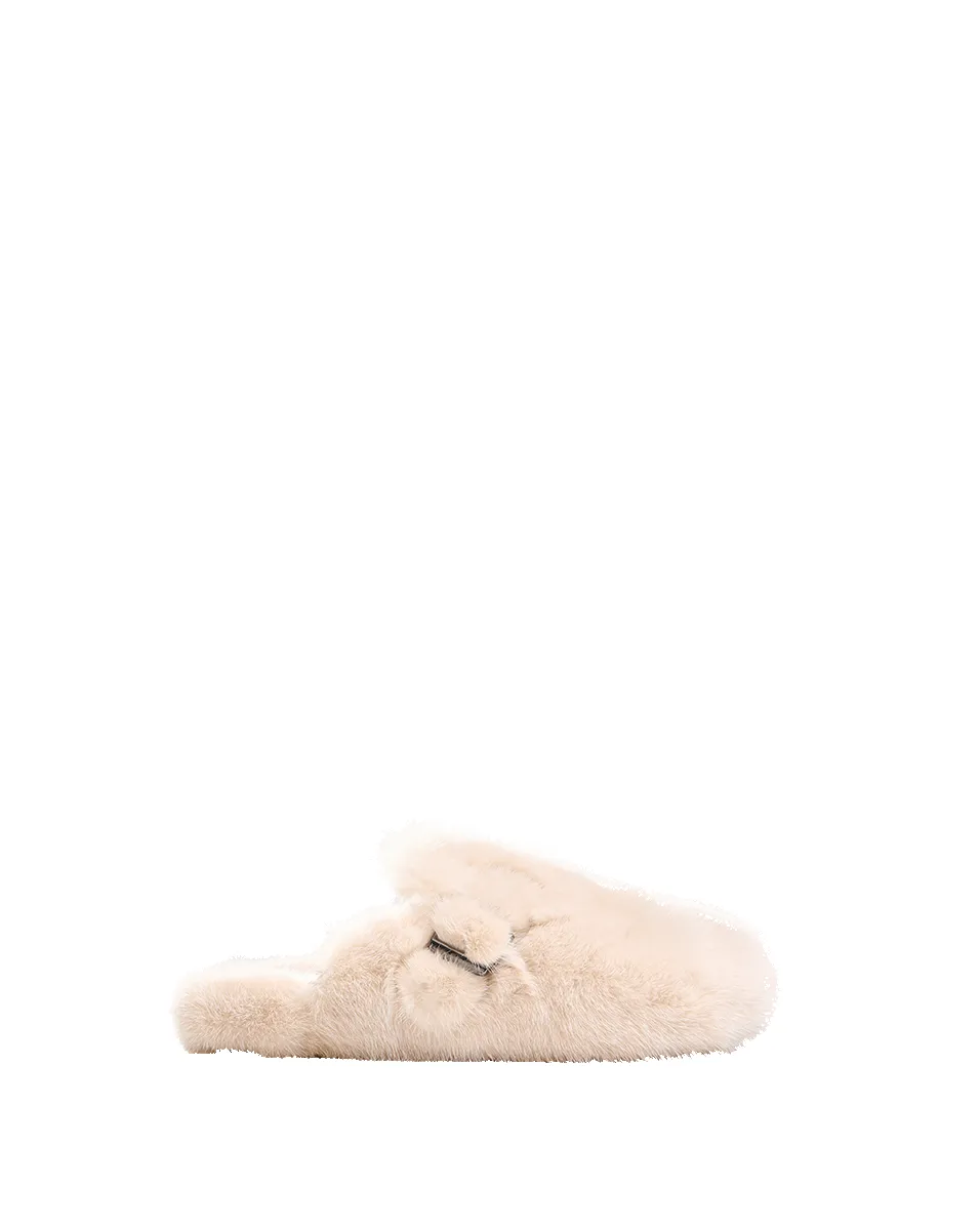 Mink Clog Slippers sold by Veronica Beard product image thumbnail 4