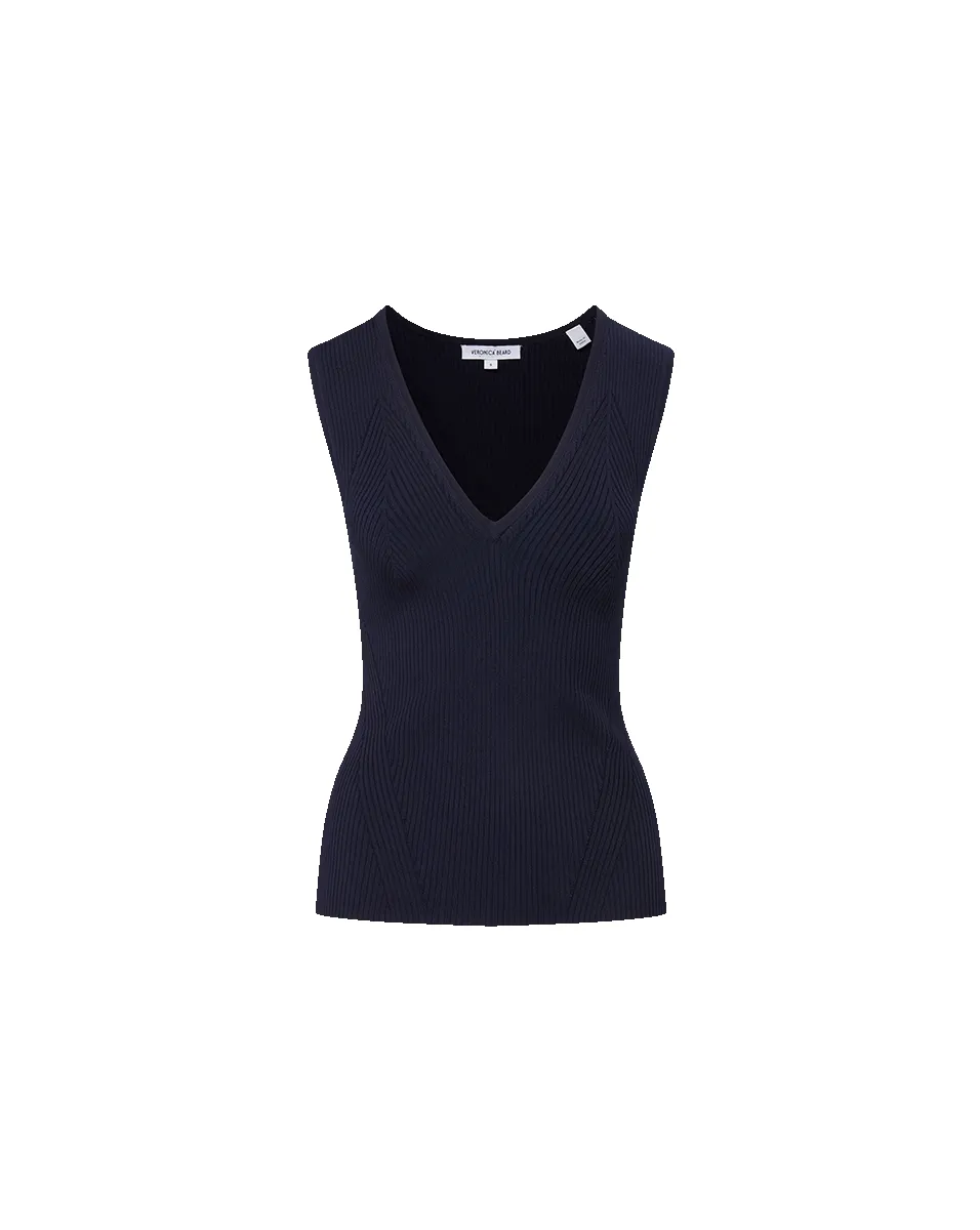 Sid Knit Tank Top sold by Veronica Beard product image thumbnail 5