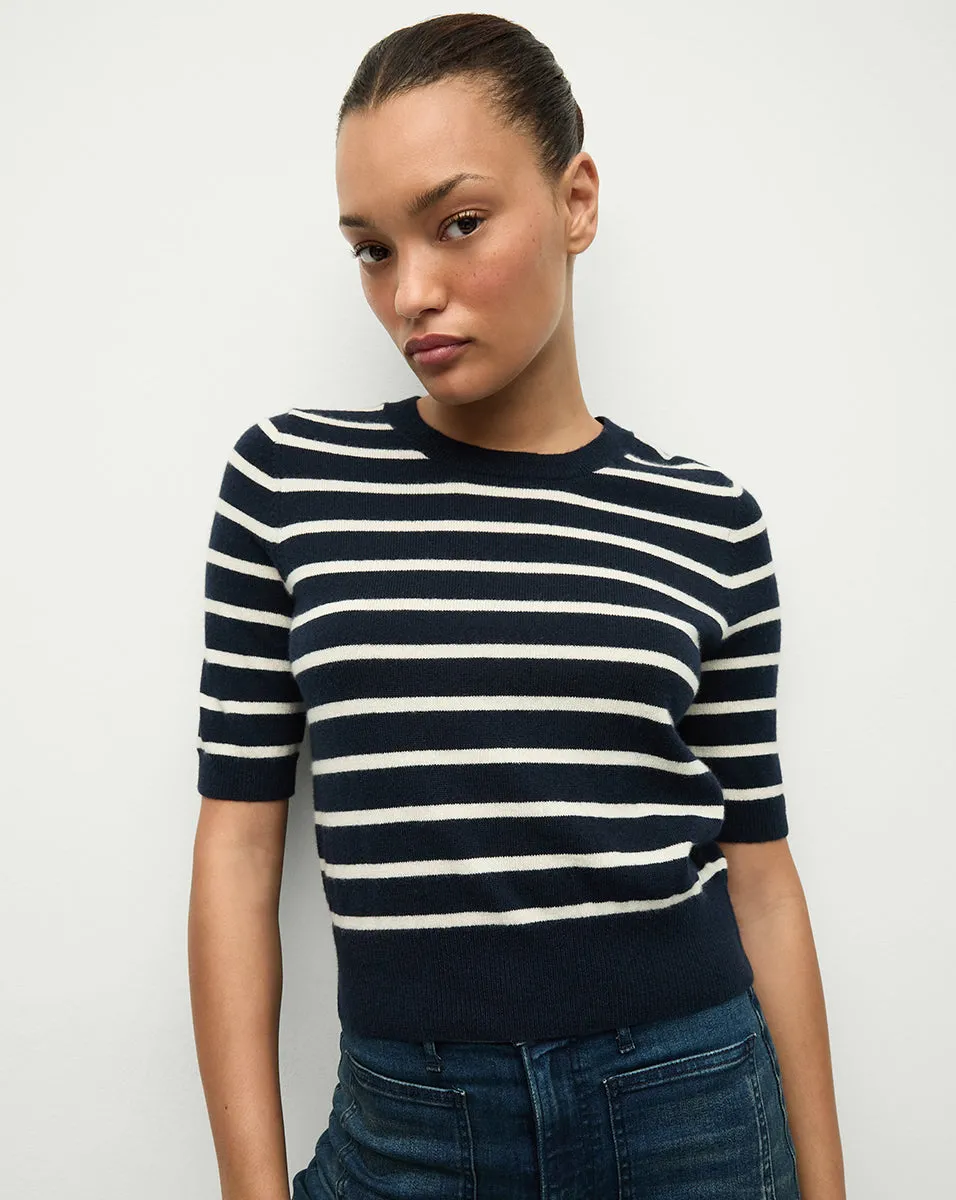 Shana Cashmere Striped Sweater sold by Veronica Beard