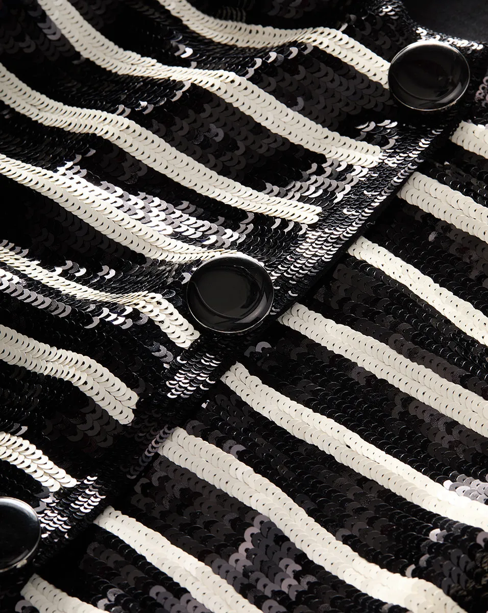 Mickey Sequin Jacket sold by Veronica Beard product image thumbnail 3