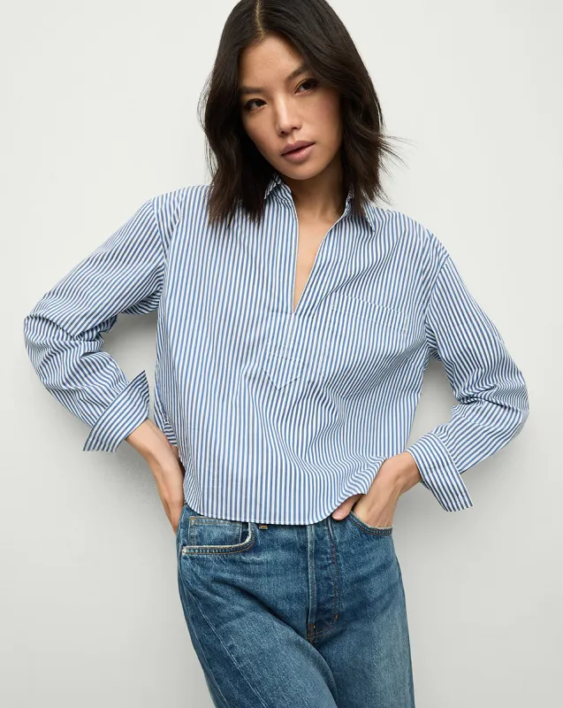 Khai Striped Shirt sold by Veronica Beard