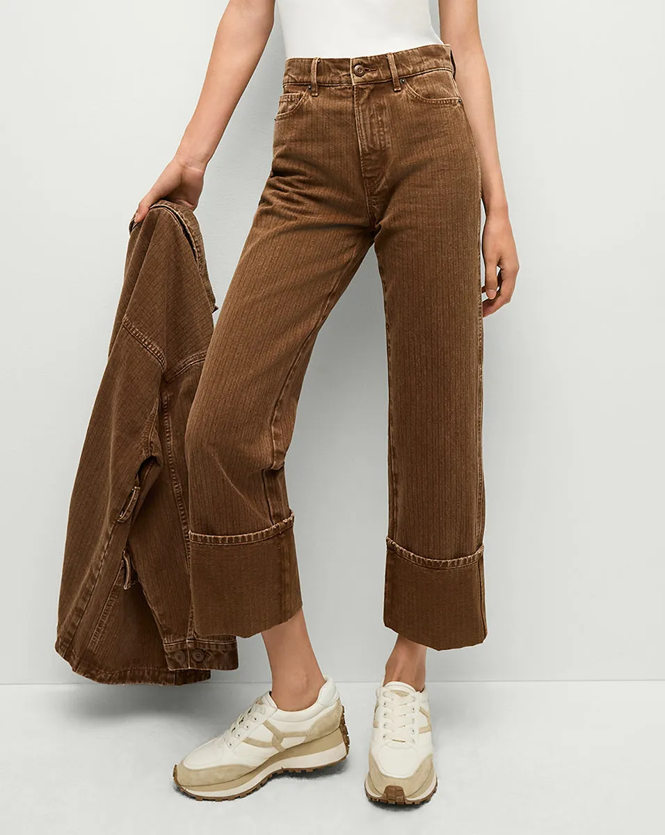 Dylan Twill Straight-Leg Pant sold by Veronica Beard product image thumbnail 2