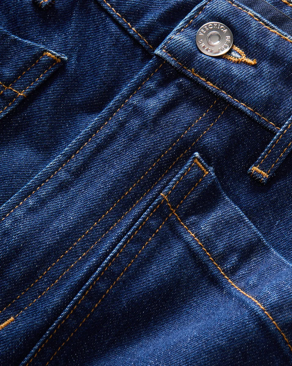 Dylan Cuffed Cargo Straight-Leg Jean sold by Veronica Beard product image thumbnail 4