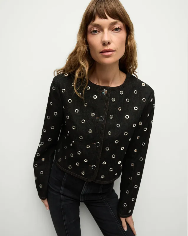 Beale Grommet Jacket sold by Veronica Beard
