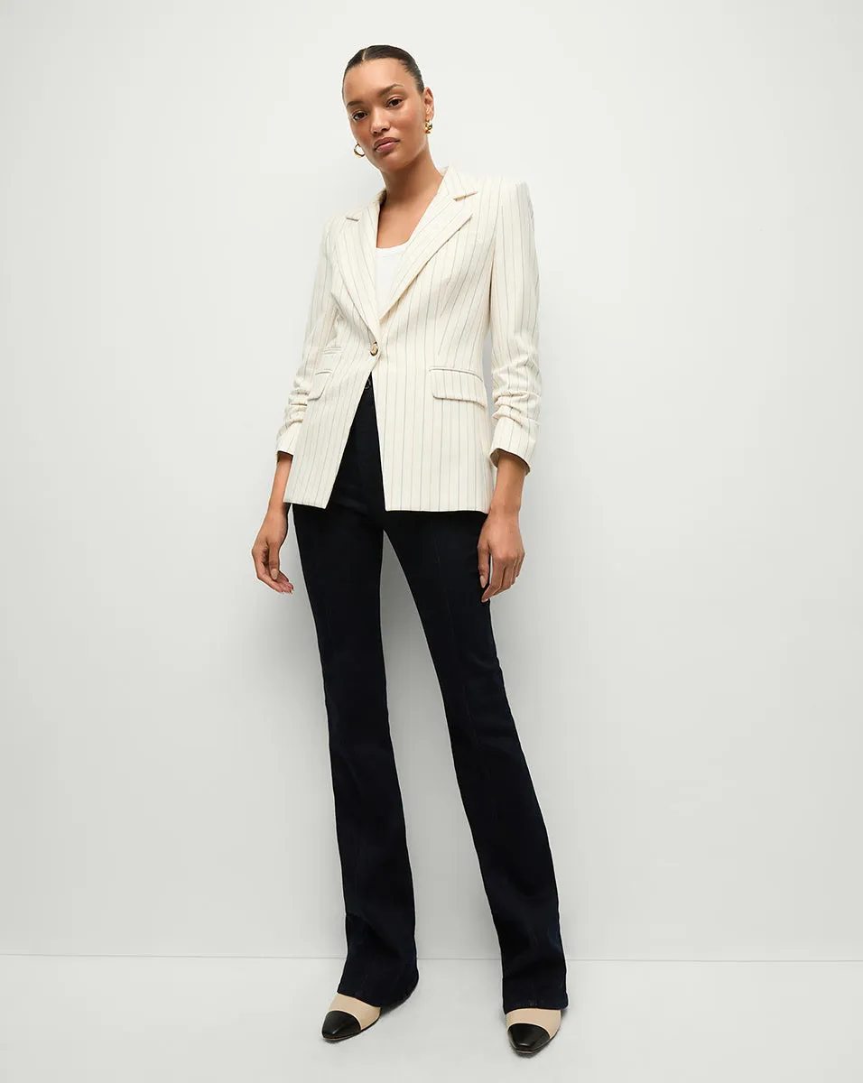 Battista Pinstriped Dickey Jacket sold by Veronica Beard product image thumbnail 2