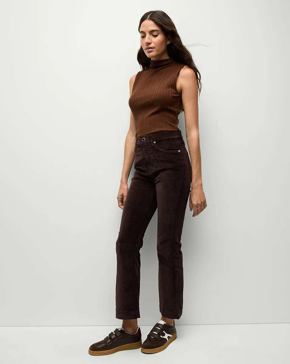 Carson Velvet Kick-Flare Pant sold by Veronica Beard product image thumbnail 2