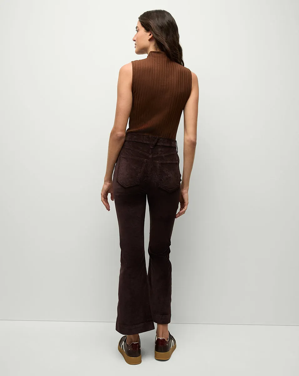 Carson Velvet Kick-Flare Pant sold by Veronica Beard product image thumbnail 4