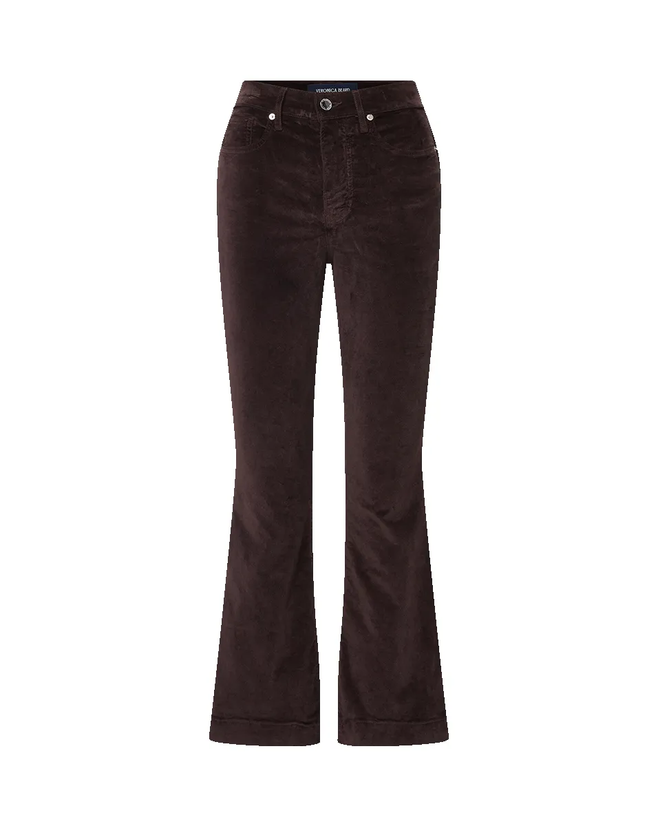 Carson Velvet Kick-Flare Pant sold by Veronica Beard product image thumbnail 5