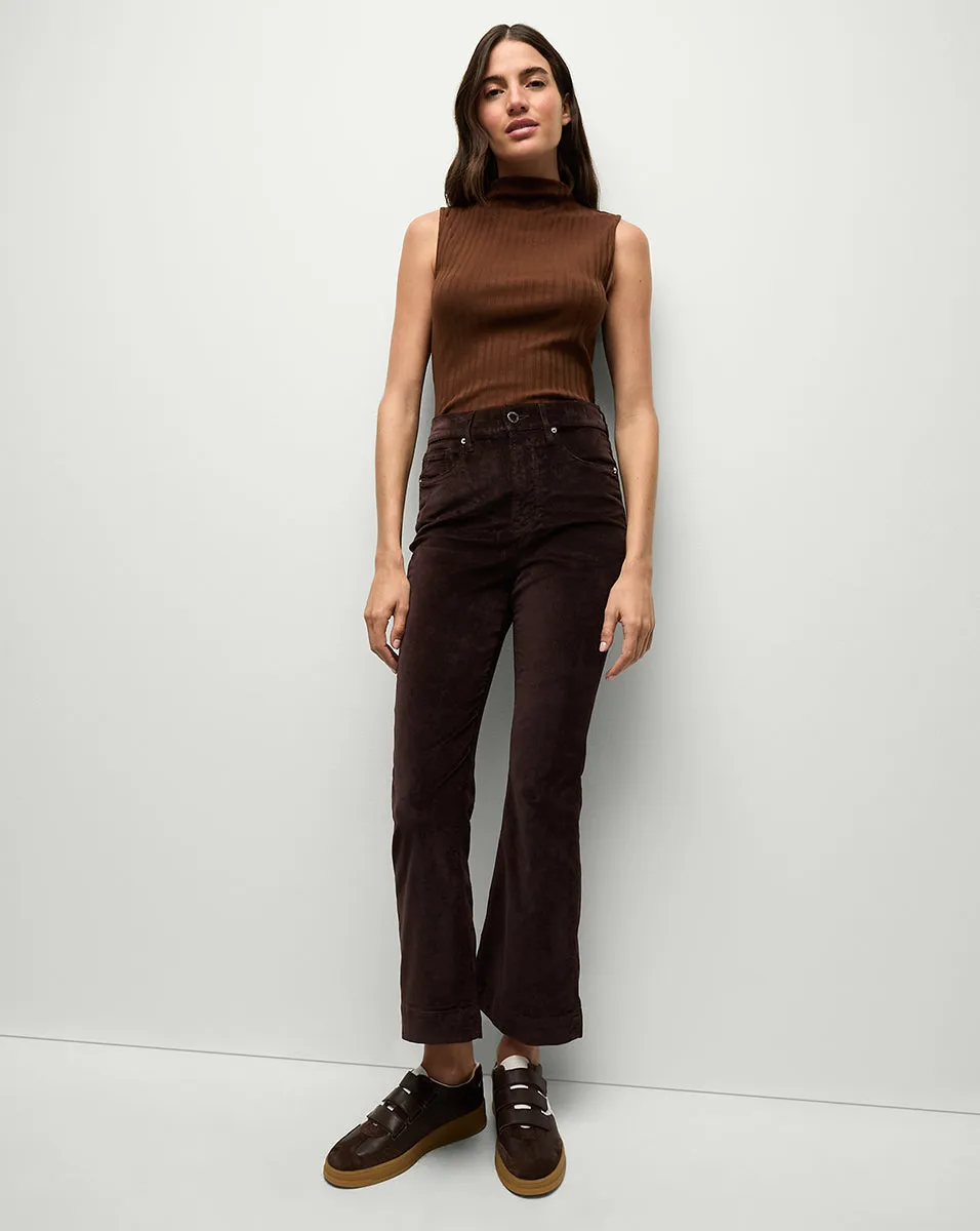 Carson Velvet Kick-Flare Pant sold by Veronica Beard