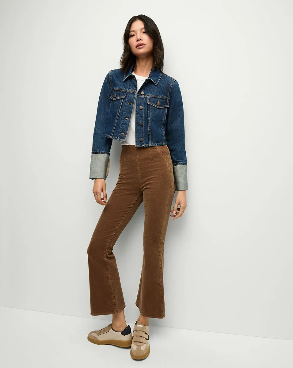 Carson Corduroy Off-Duty Kick-Flare Pant sold by Veronica Beard product image thumbnail 5