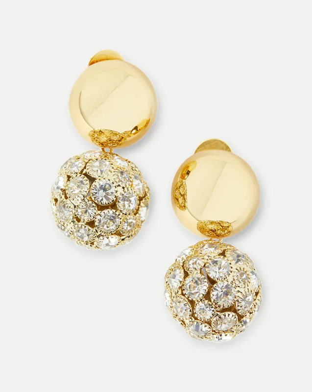 Crystal Sphere Stud Earrings sold by Veronica Beard