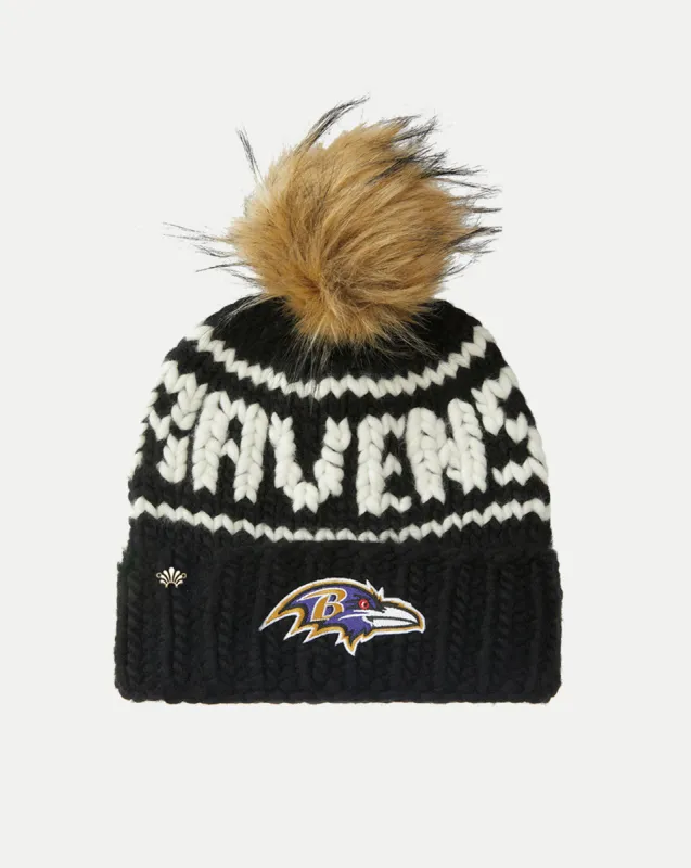 Baltimore Ravens Beanie sold by Veronica Beard