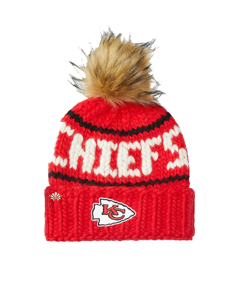 Kansas City Chiefs Beanie sold by Veronica Beard product image thumbnail 2