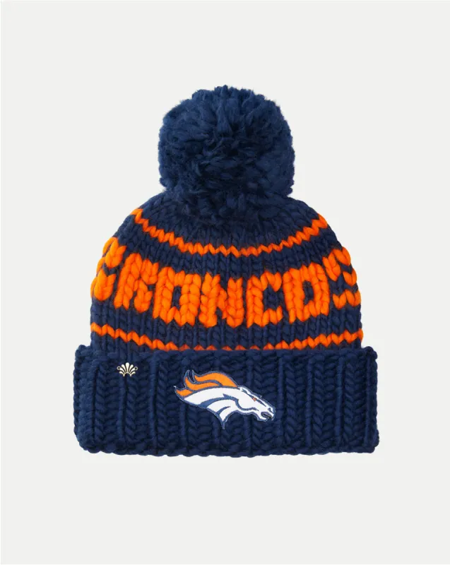 Denver Broncos Beanie sold by Veronica Beard