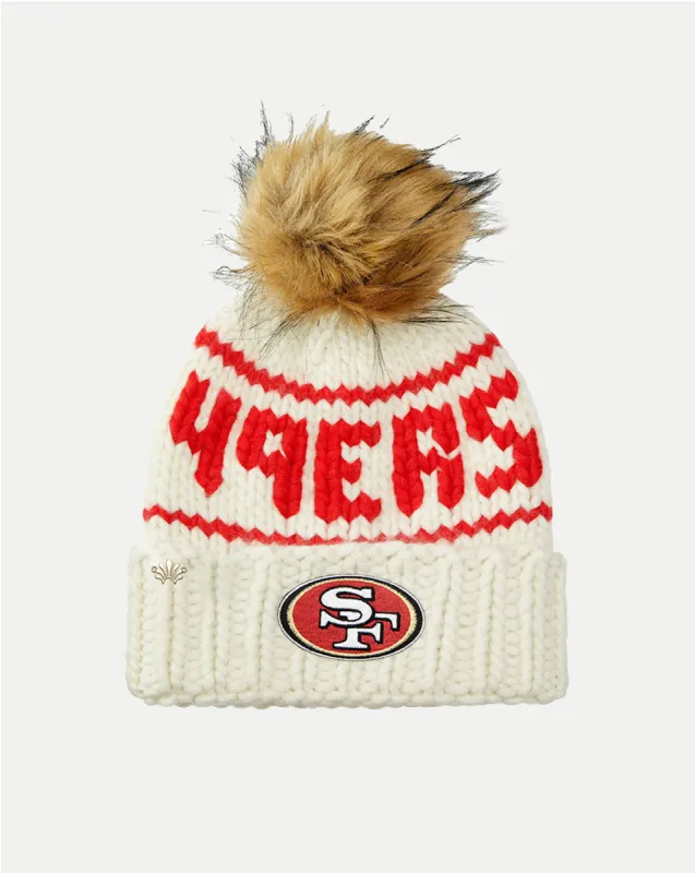 San Francisco 49ers Beanie sold by Veronica Beard