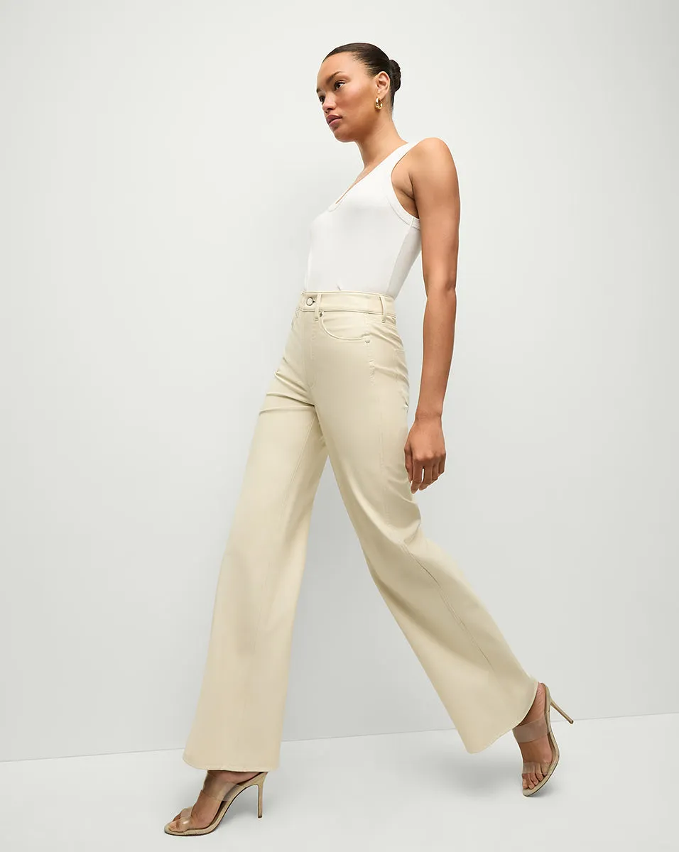 Taylor Vegan Leather Wide-Leg Pant sold by Veronica Beard product image thumbnail 3