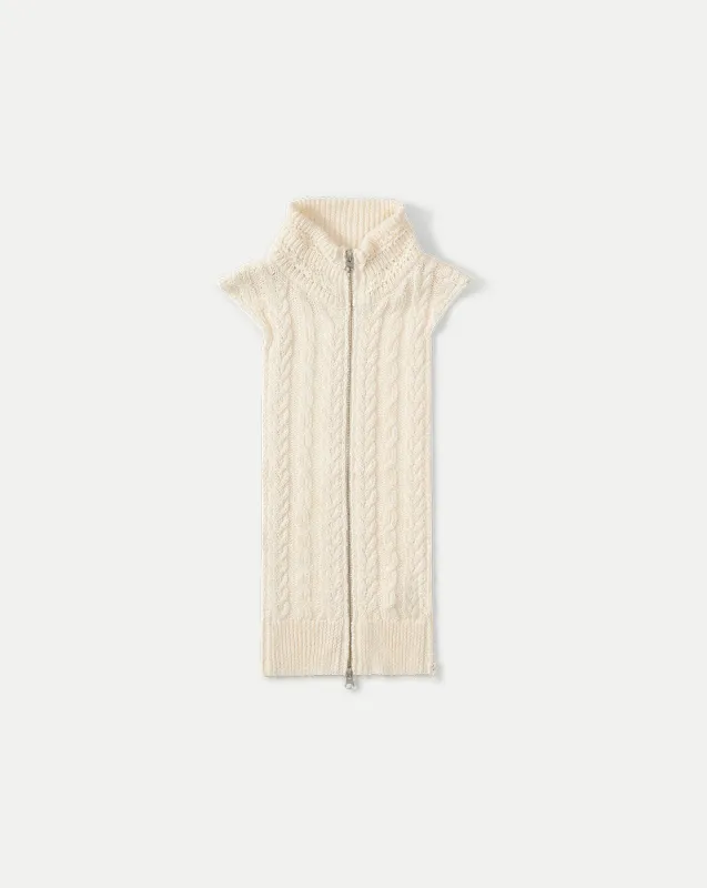 Zander Cable-Knit Dickey made by Veronica Beard